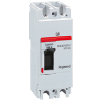 Автоматический выключатель DRX125 термомагнитный 20A 2П 36KA | код. 027051 |  Legrand 